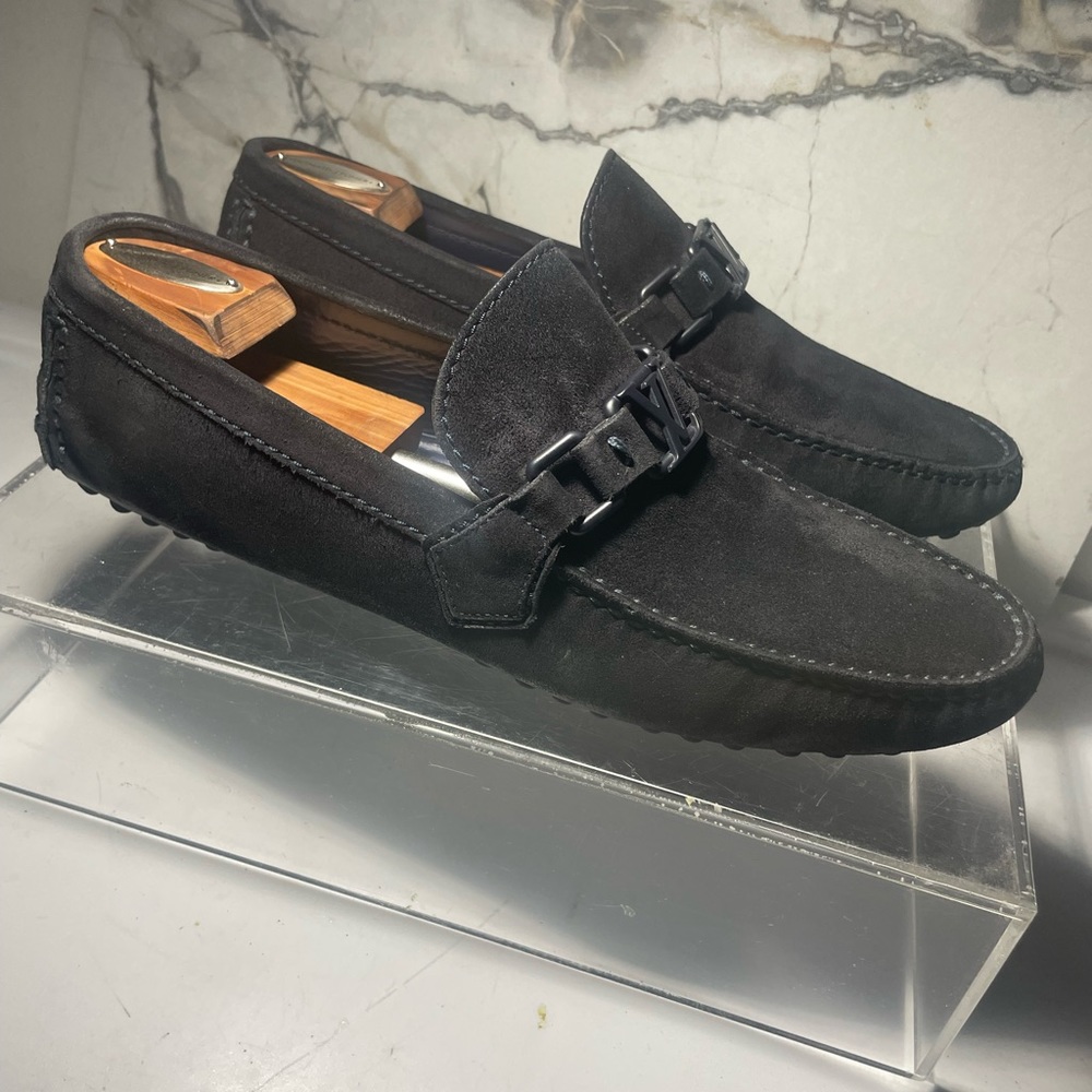 Louis Viutton hockenheim navy Bl sz usa 8.5 - Picture 3 of 16